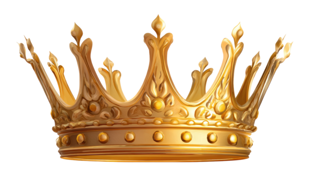 Ornate golden crown (4)
