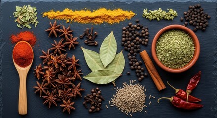 Aromatic Culinary Spices Collection for Flavorful Cooking