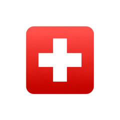 Fototapeta premium Healthcare Plus Icon on transparent background