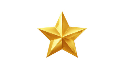 Obraz premium Gold star graphic, 5-pointed, sharply defined