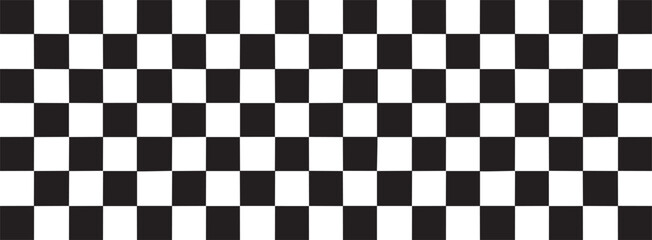 Fototapeta premium Checkerboard Pattern – Black and White Grid for Optical Illusions, Games, and Graphic Design