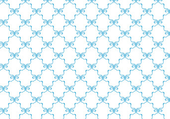 手描き風リボン柄のパターンスウォッチ