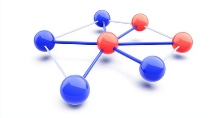 Abstract Visualization of Nodes in Data Architecture and Migration Concepts