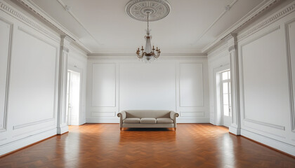 Elegant living room interior design modern home photography minimalist wide angle aesthetic