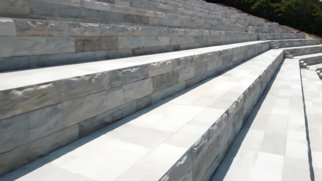 Marble Amphitheater Steps and Seating, Outdoor Structure