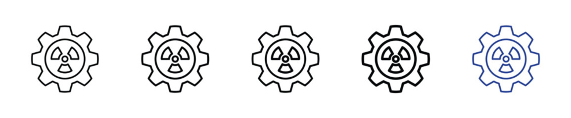 Energy setting icon set outline multiple icon vector illustrator concept