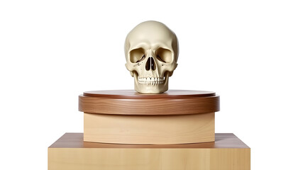 Scientific study of skull anatomy educational focus in a controlled lab setting