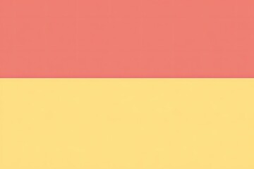 Fototapeta premium Two-toned background, soft peach and pastel yellow