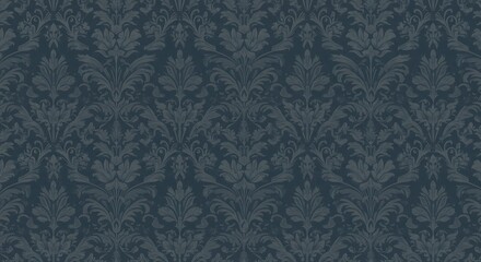 Seamless vintage floral design
