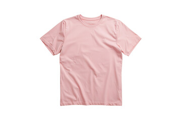 Fototapeta premium Pink short sleeve t shirt apparel garment