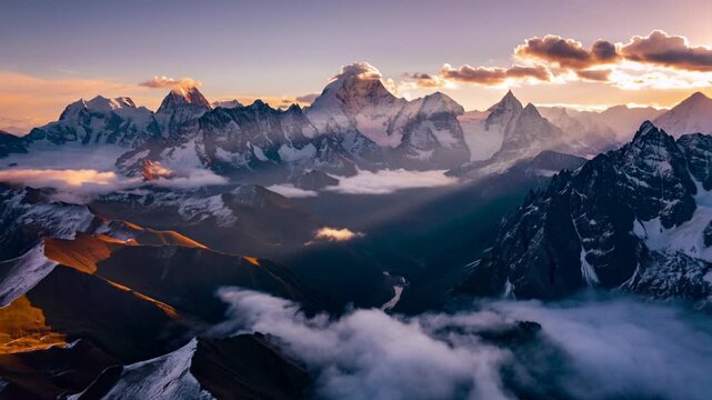 Mountain Peak Sunrise