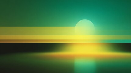 A mesmerizing glowing gradient transitions smoothly from green to yellow, creating a vibrant and dynamic visual effect.
