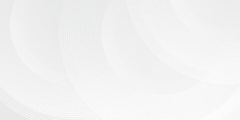 Simple lines grey background with dynamic circle lines art. Eps10