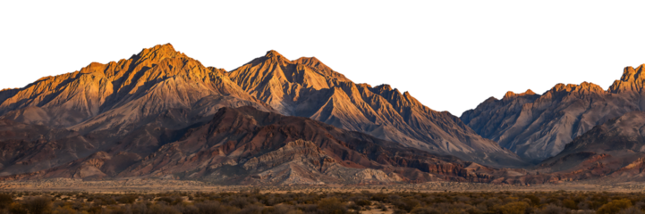 Mountain Range Landscape at Golden Hour