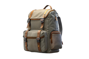Naklejka premium backpack isolated on white background