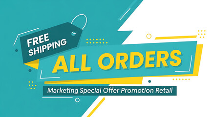 Holiday Season Free Shipping Sale Banner