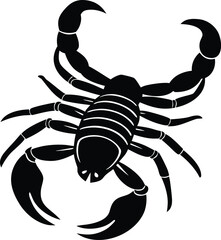 vector scorpion silhouette