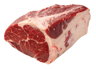 big piece of raw halal beef meat