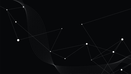 Modern abstract background with black and white theme