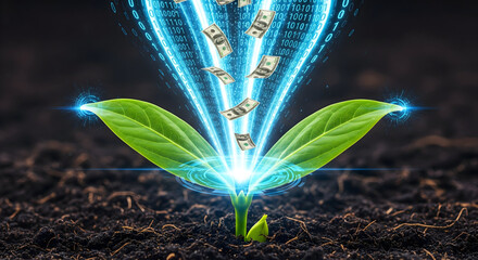 Watch your money grow with modern digital finance and investment technology