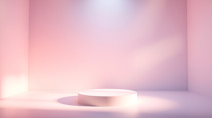 soft sunlight background with pink wall