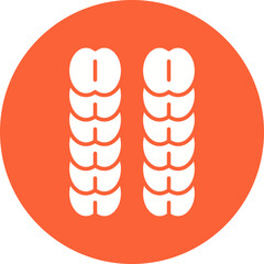 carrot icon vector illustration