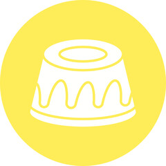 vector illustration of a cake