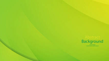 green and Yellow color background abstract art vector