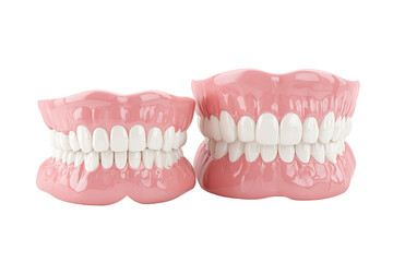 Obraz premium Dental models; upper and lower jaw; dental prosthetics