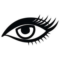 eyeliner icon on white background