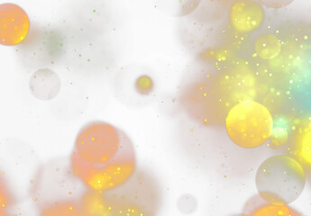 Sparkling golden lights and bokeh effects abstract background for festive and celebration themes 