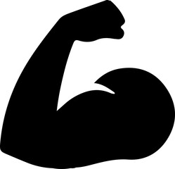 power muscle arm icon 