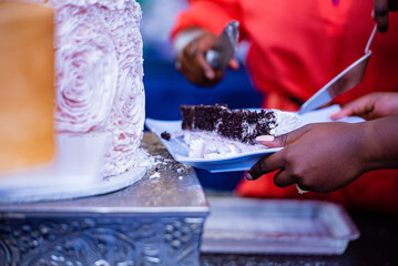 Fototapeta premium Wedding Cakes Setup Birthday Details Delicious Yummy Kenya East Africa