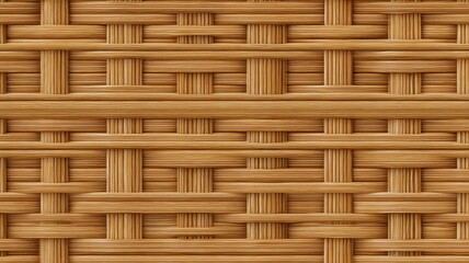Intricate wooden texture woven pattern close-up. AI generated
