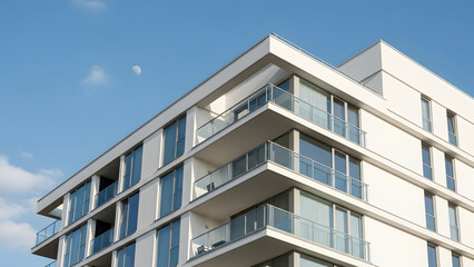 Modern Living Under the Moon – A Serene Urban Perspective
