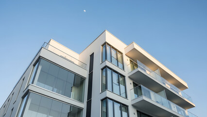 Modern Living Under the Moon – A Serene Urban Perspective