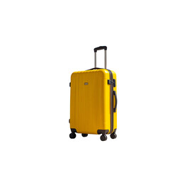 Untitled design - Book your next adventure online with a vibrant yellow suitcase, perfect for vacation planning and travel deals