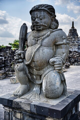 The stone guardians of Prambanan Temple
