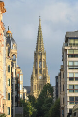 Cathedral Buen Pastor. San Sebastian, Basque Country, Spain.