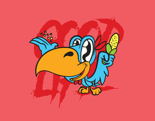 cute monster kaiju for kids background for halloween