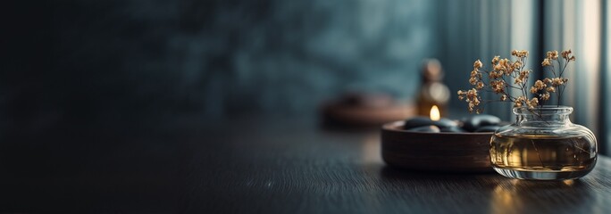 candle light in the window