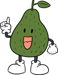 Illustration of avocado
