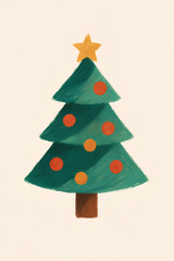 Fototapeta premium christmas tree vector