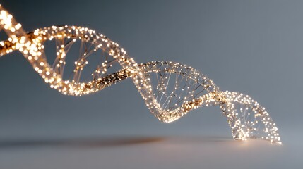 Glowing DNA Helix