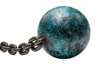 Rusty ball chained