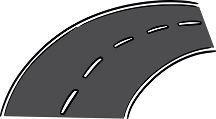 Illustration of road
