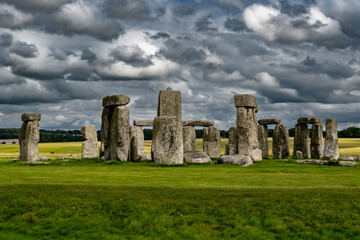 Mystic Stone Formation Of Stonehenge Near Salisbury In The United Kingdom
