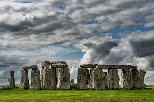 Mystic Stone Formation Of Stonehenge Near Salisbury In The United Kingdom