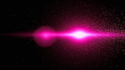 Abstract Background Pink Light Particles Glowing Motion Video - Powered by Adobe