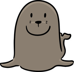 Illustration of sea lion
